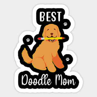 Best Doodle Mom Sticker